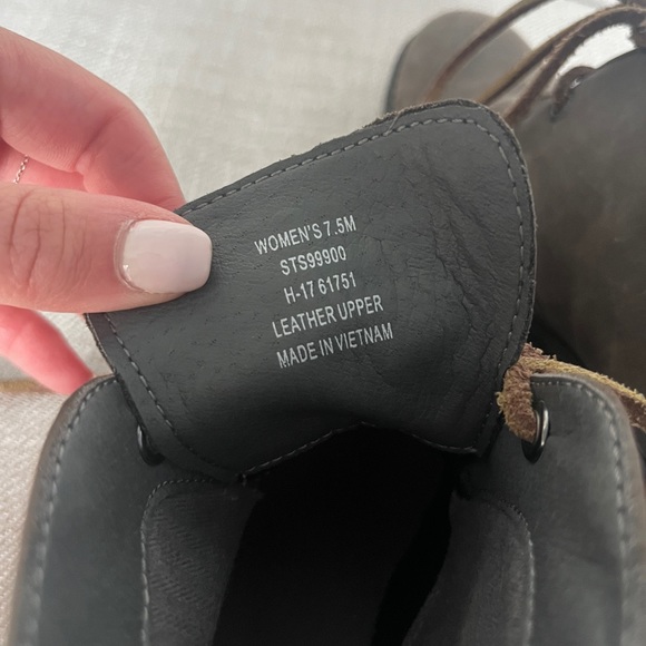 Sperry gray wedge booties - Picture 2 of 3